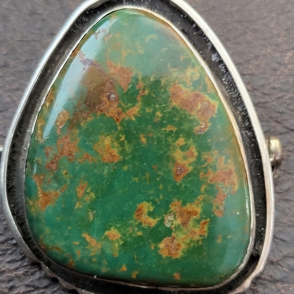 Signed Ricky Ortiz Navajo Pendant/ Brooch Necklace 925 Sterling  Mexico … - Picture 4 of 10